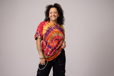 Embroidered Ice Dye - size Large