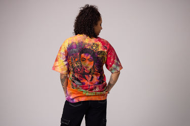 Embroidered Ice Dye - size Large